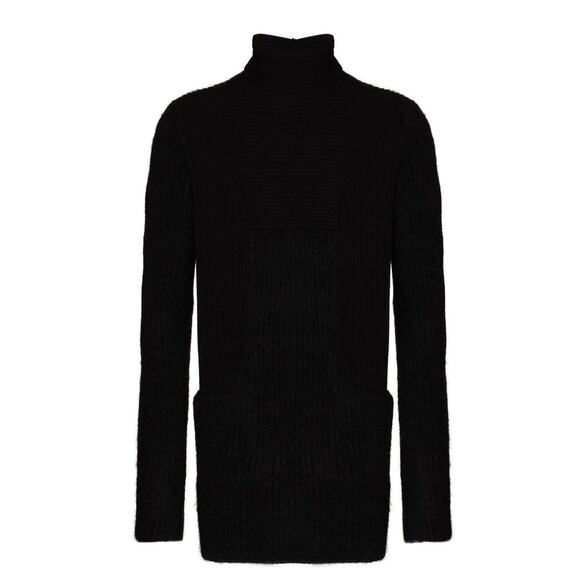 Rick Owens SS22 Turtle Roll Neck Mohair Sweater - Picture 3 of 10